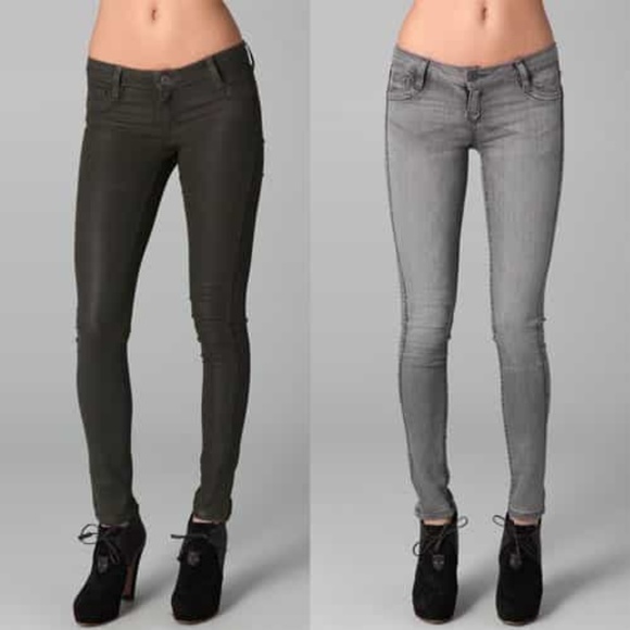 Bleulab Denim - BLEULAB Grey Reversible Detour Leggings Jeans Bleulab Denim - BLEULAB Grey Reversible Detour Leggings Jeans